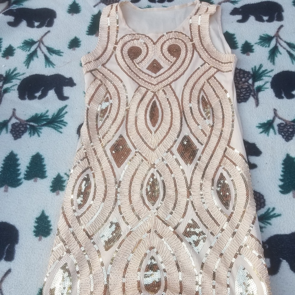 Handmade Gold Dress